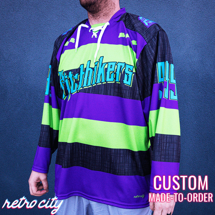 Haunted Mansion Ride 'Hitchhikers' Lace-Up Hockey Jersey (J3)