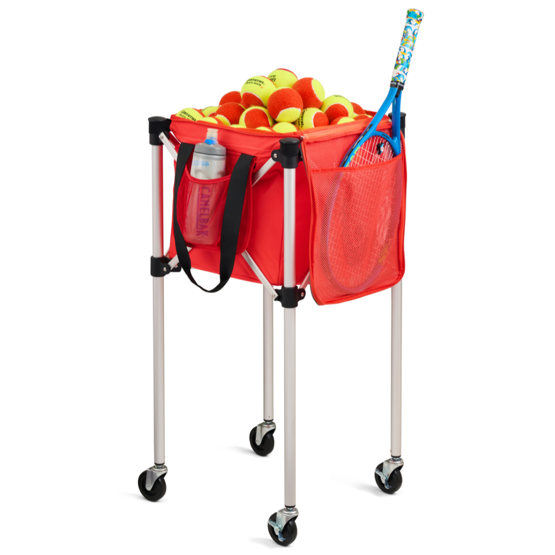 Ball Tote - Orange Replacement Bag for Tennis and Pickleball Pro Teaching Cart
