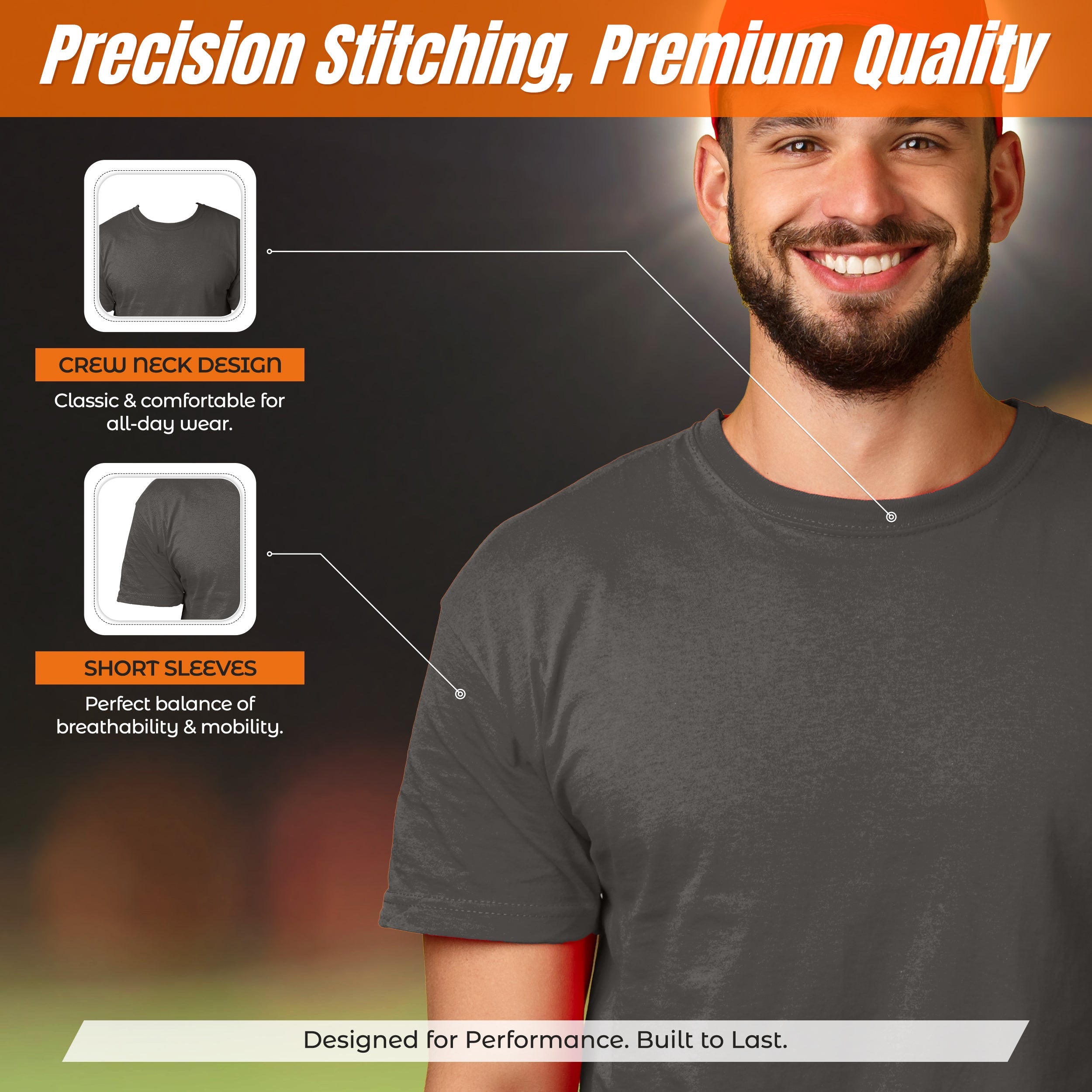 Performance T-Shirt-Grey