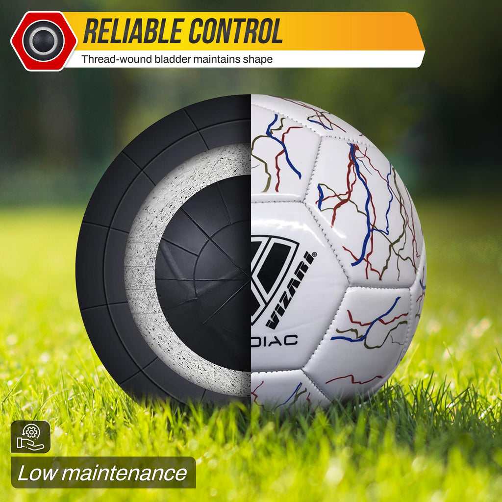 Zodiac Soccer Ball-White