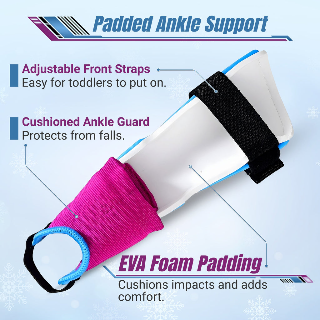 Frost Soccer Shin Guard-Blue/Maroon