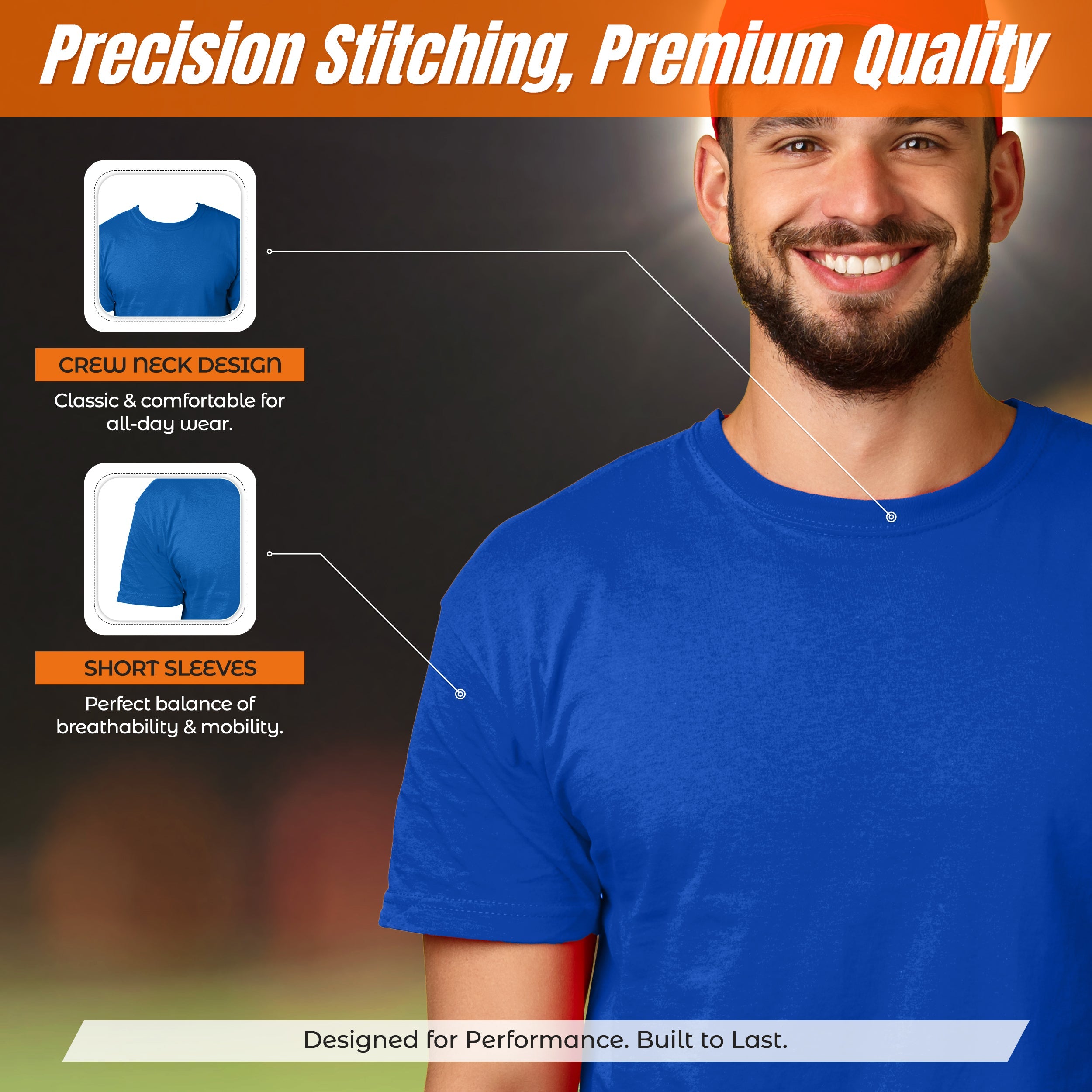 Performance T-Shirt-Navy