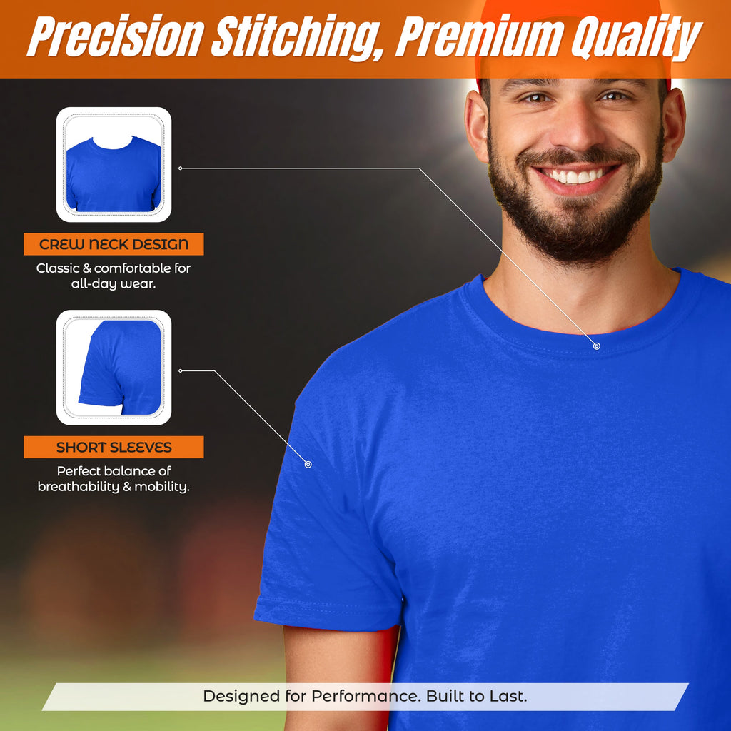 Vizari Performance T-Shirt for Men - Royal Blue