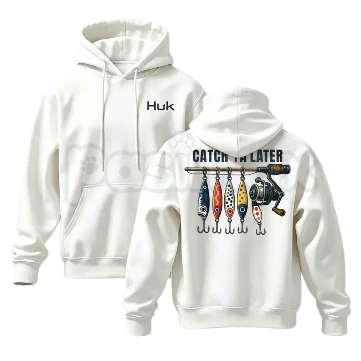 Menswear Classic Vintage American Retro Fishing Graphic Hoodie – Outdoorsman Angler Pullover, Cabin Lifestyle Fish Sweatshirt, Unisex Streetwear