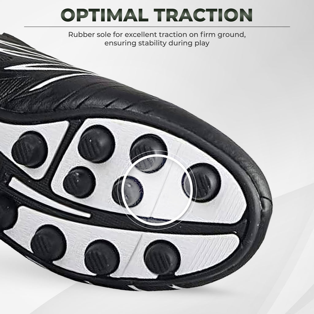 Boca Firm Ground Soccer Shoes -Black/White