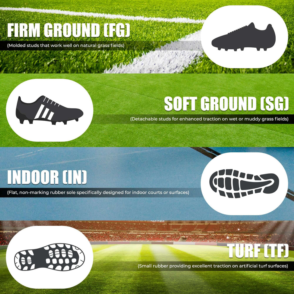 Vizari Youth Striker Firm Ground Soccer Shoes – Black/Silver