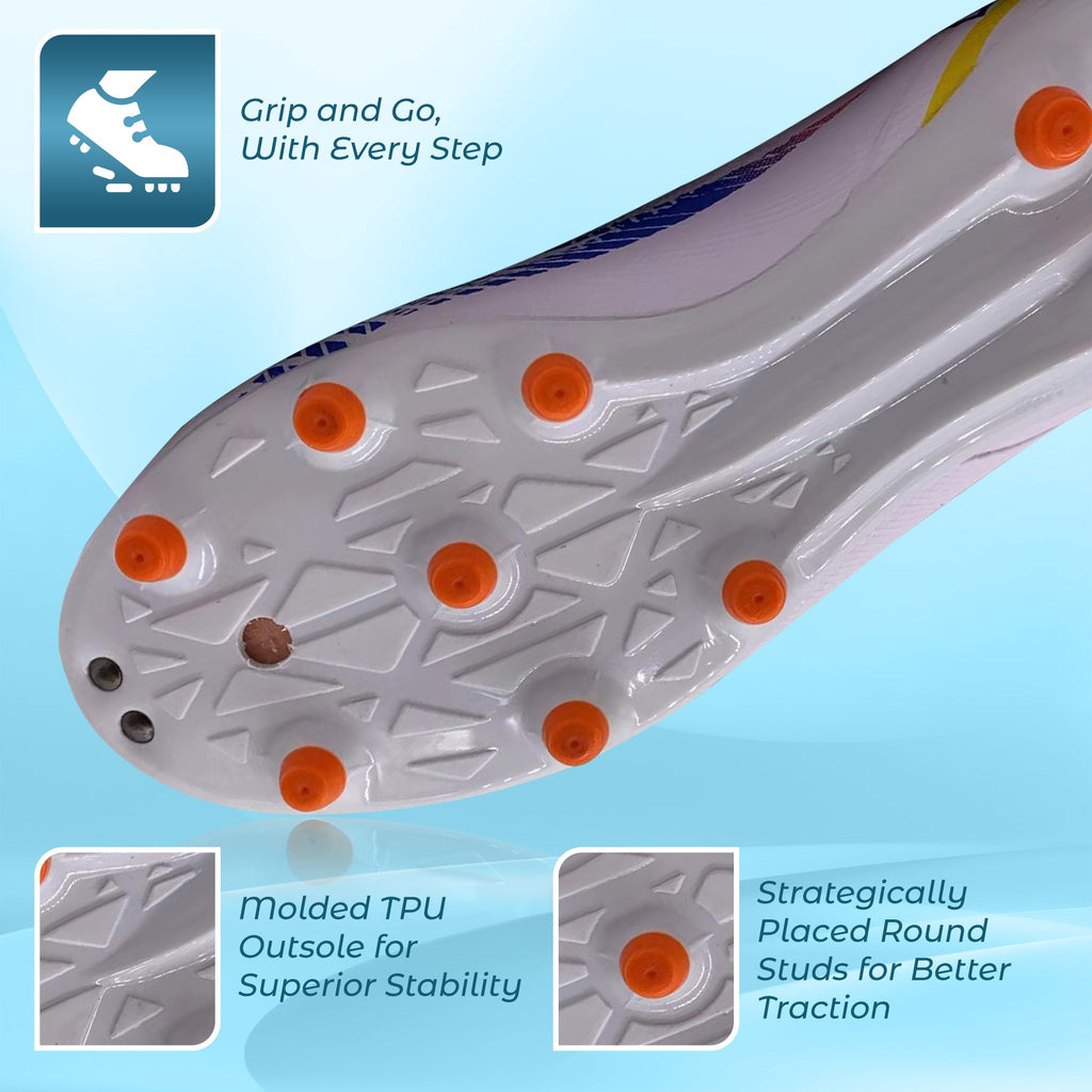 Bodega Junior Firm Ground Soccer Cleats - White