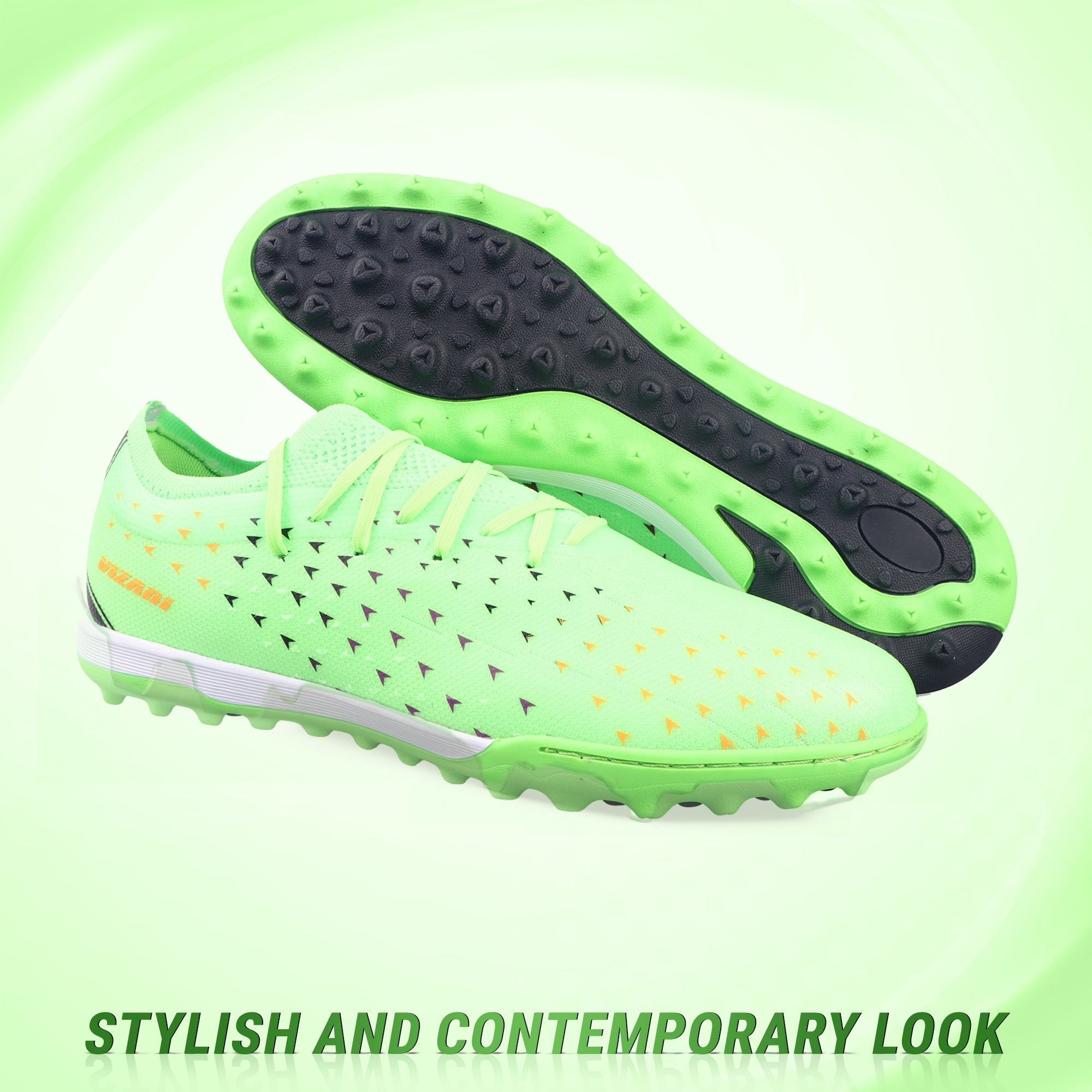 Tioga Adult Turf Soccer Cleats - Lime