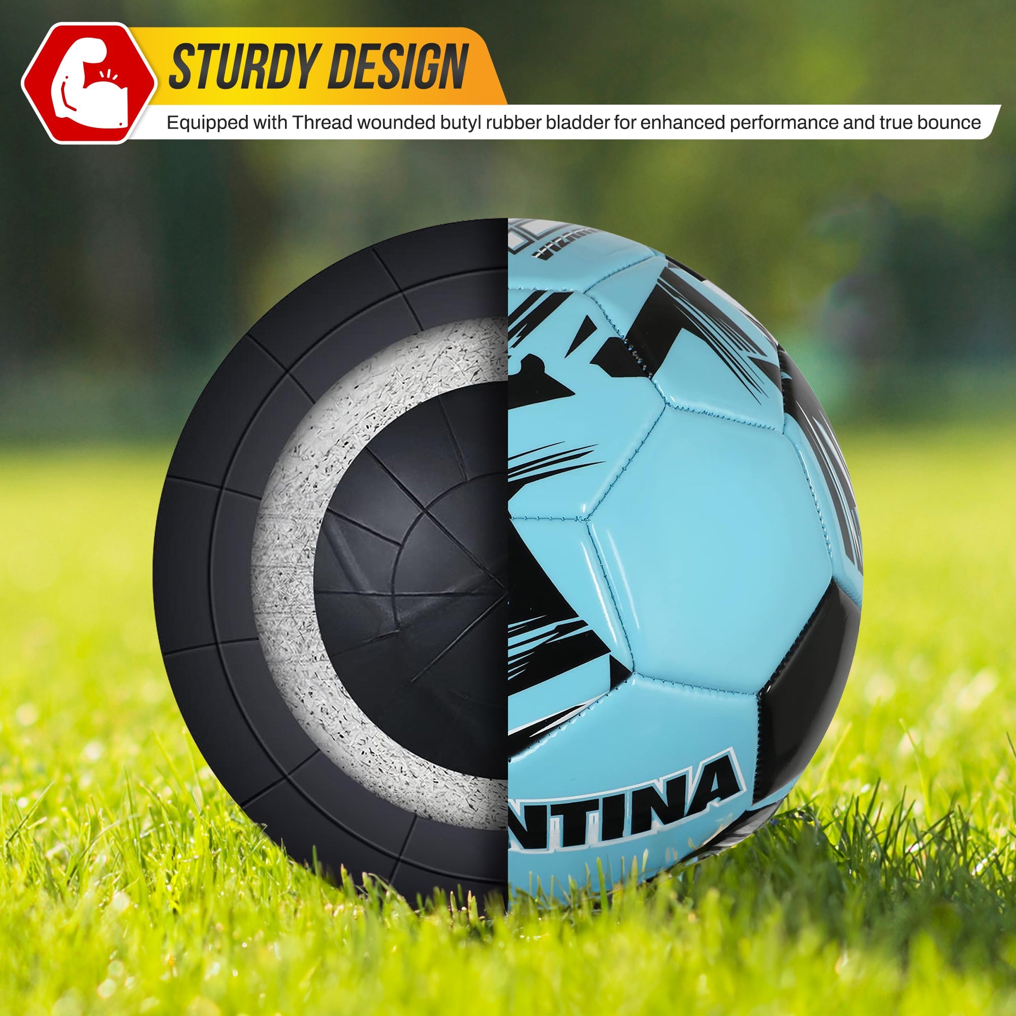 National Team Soccer Balls- Argentina Blue
