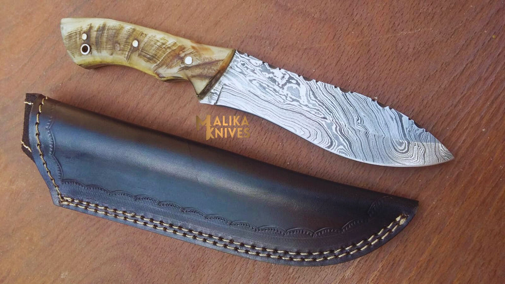 Handmade Hunting Knives Set | Camel Bone