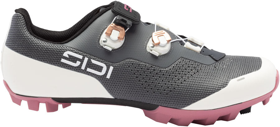 SIDI Dominator X XC Clipless Shoes - Women's Anthracite Ice White 43