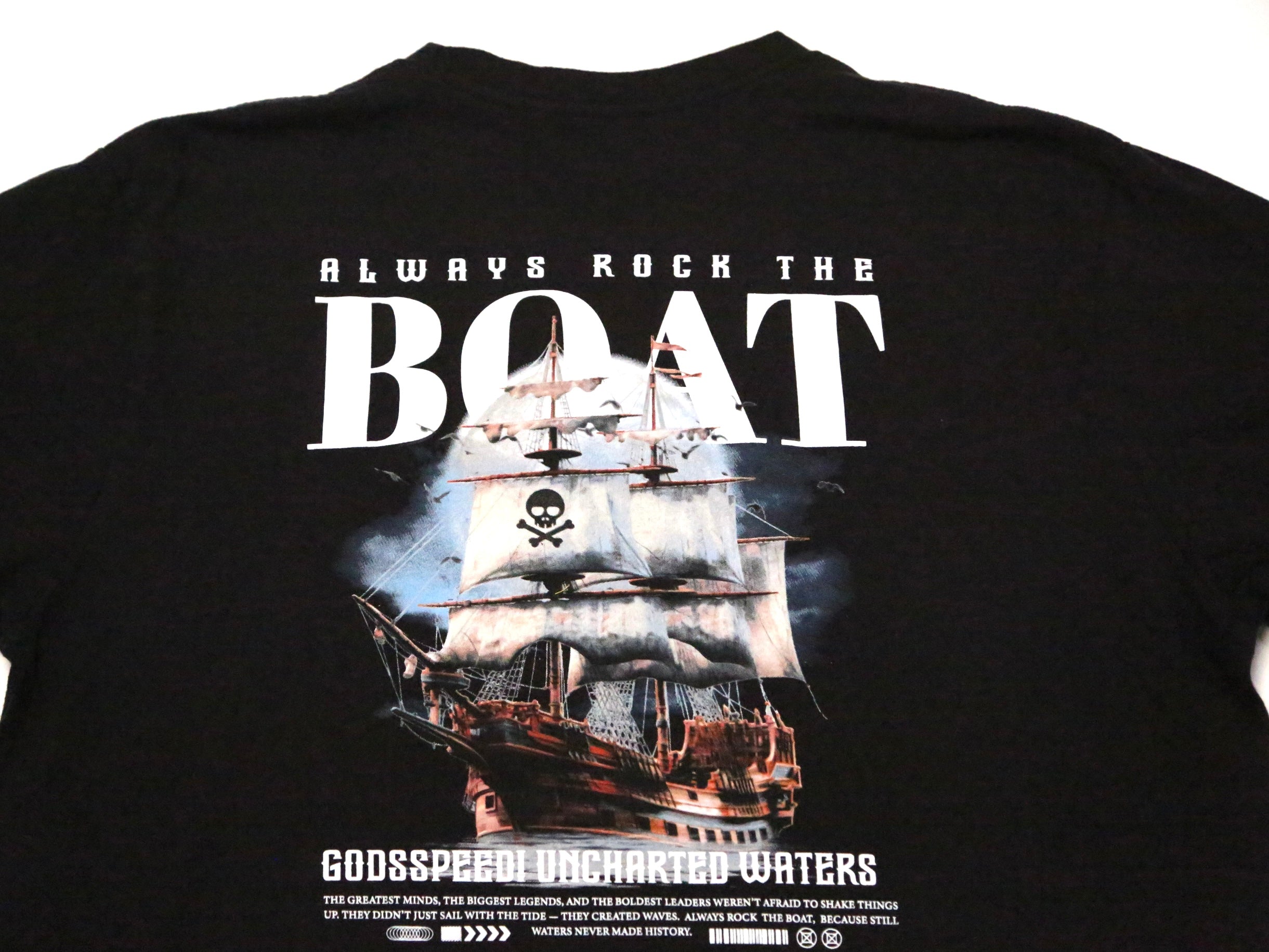 Always Rock The Boat T - Black