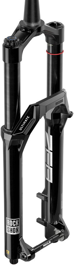 RockShox ZEB Ultimate Charger 3.2 RC2 Suspension Fork - 29" 180mm 15x110mm 44mm Offset Linear XL Air Spring Gloss BLK B1
