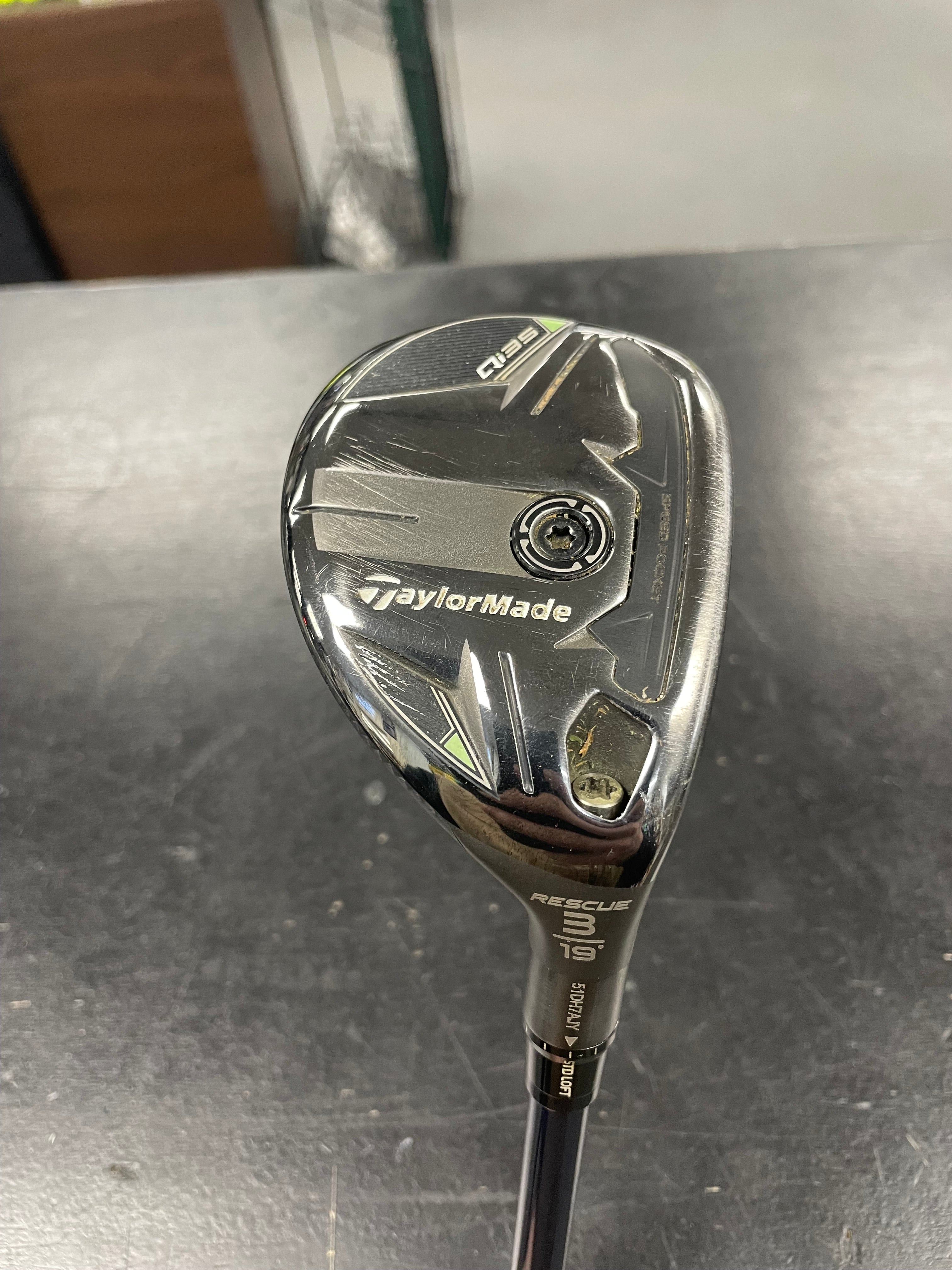 TaylorMade Qi35 Rescue Hybrid w/ Upcharge shaft(Used)
