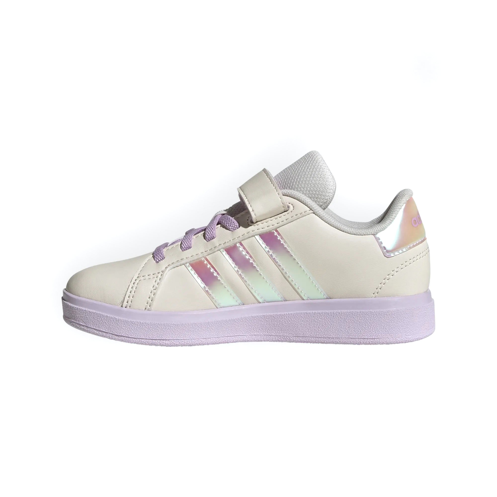 adidas Kids' Grand Court 2.0 Elastic Lace Sneakers