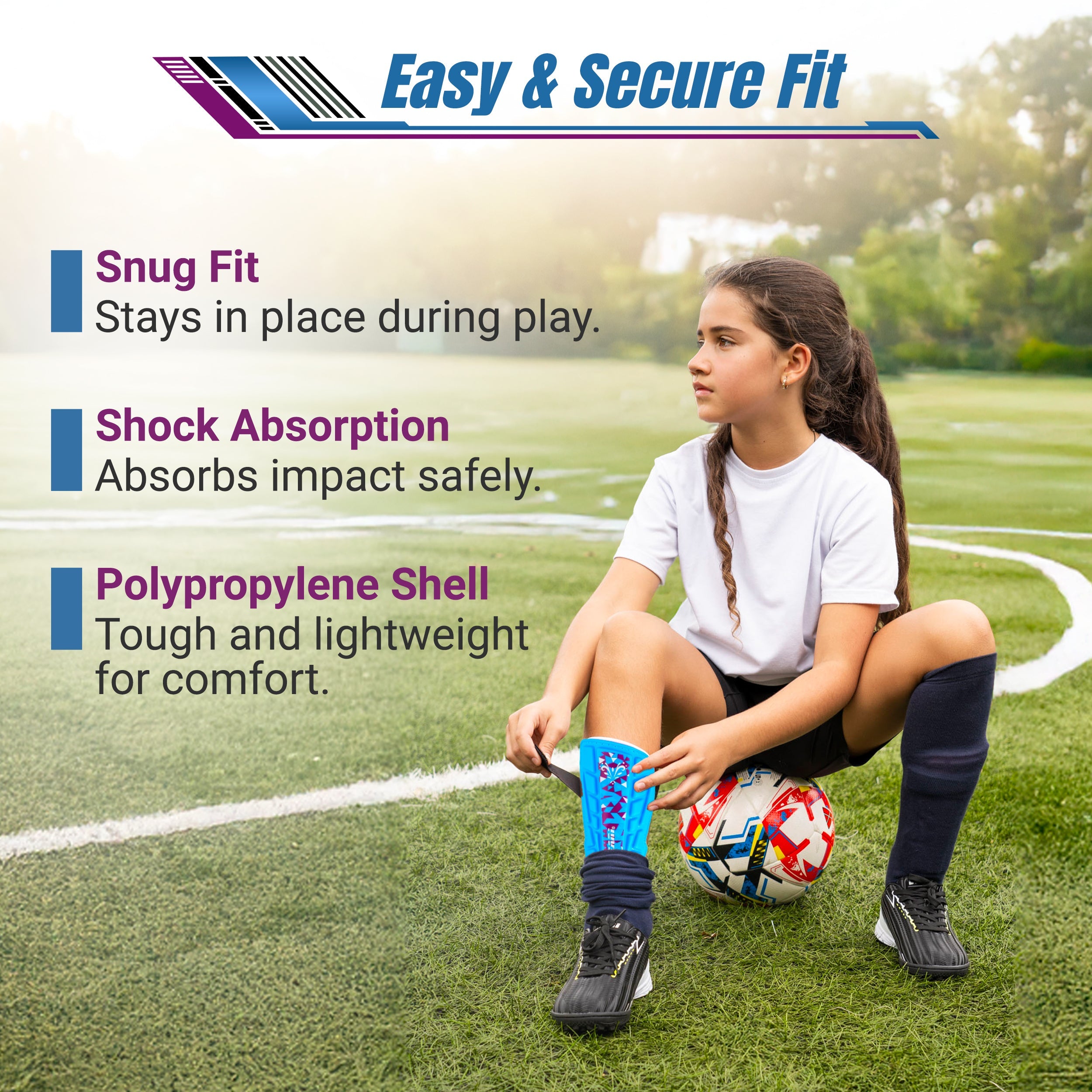 Frost Soccer Shin Guard-Blue/Maroon