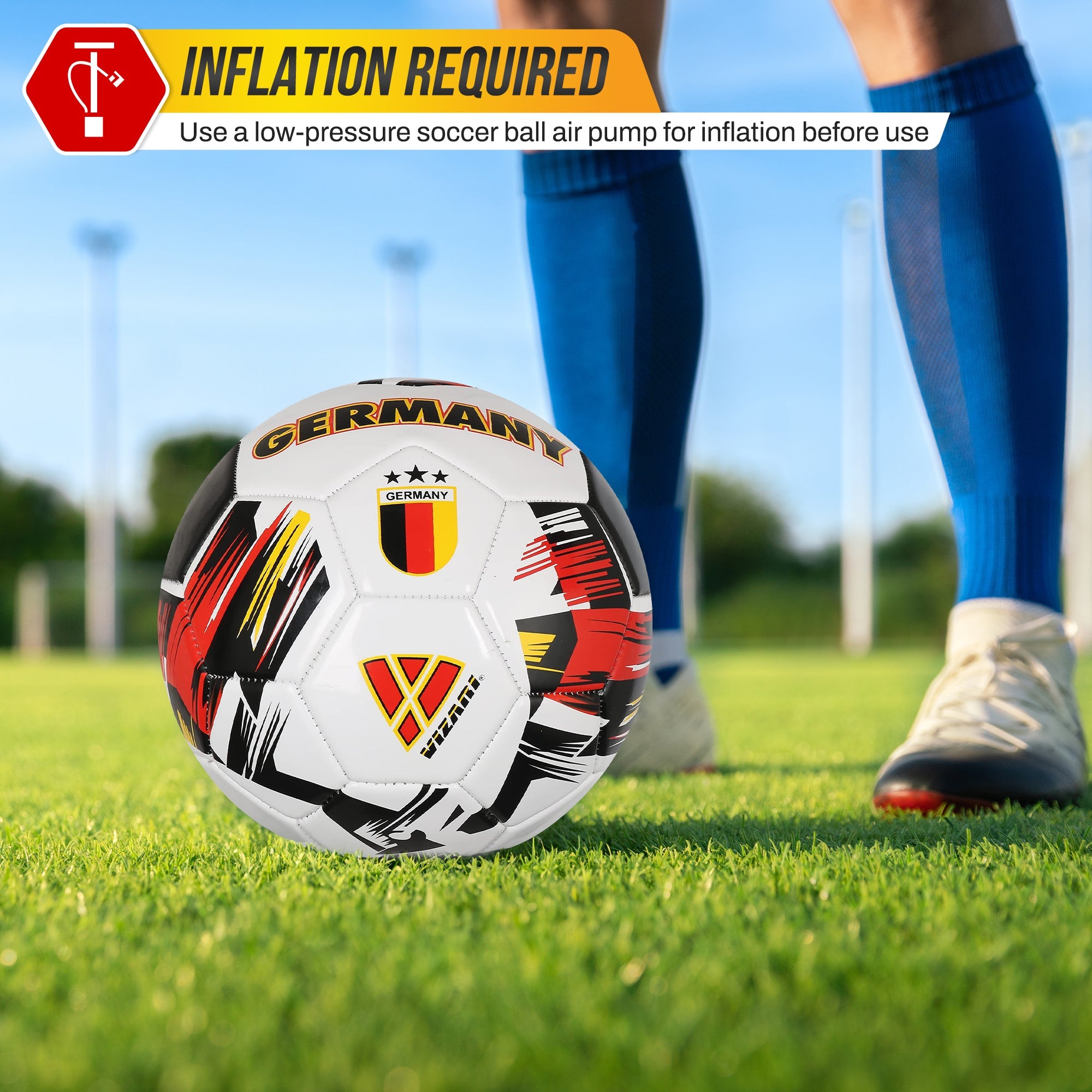 National Team Soccer Balls-Germany White