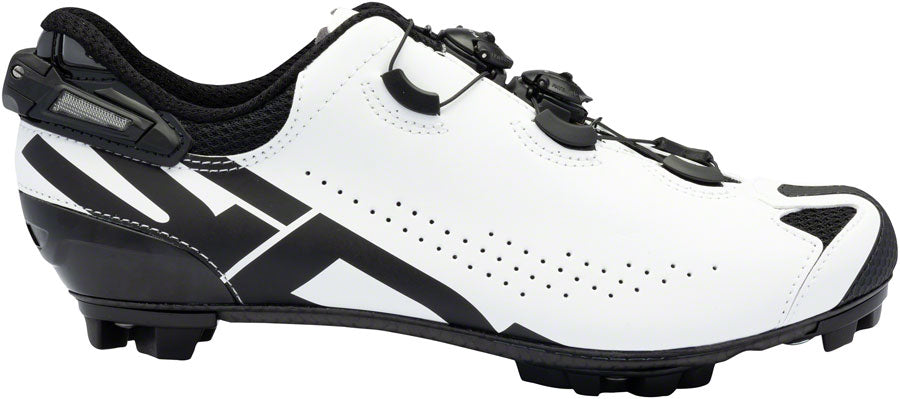 SIDI Tiger 2S SRS Mountain Clipless Shoes - Men's White/Black 40.5