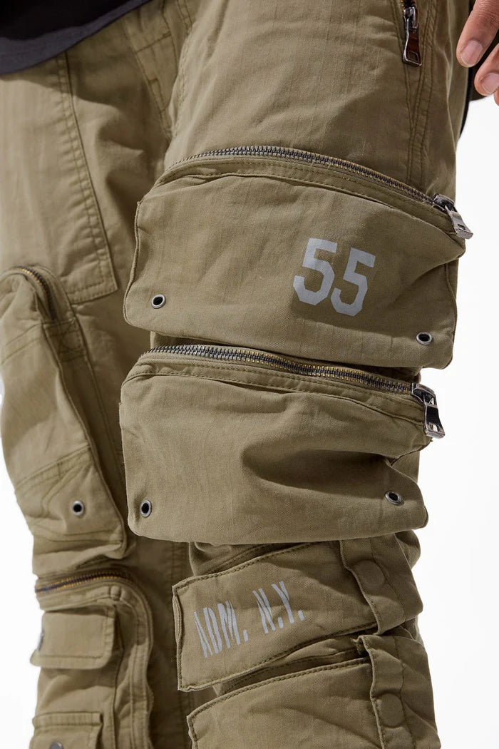 Jordan Craig Field Tech Slim Fit Cargo Pants - Olive