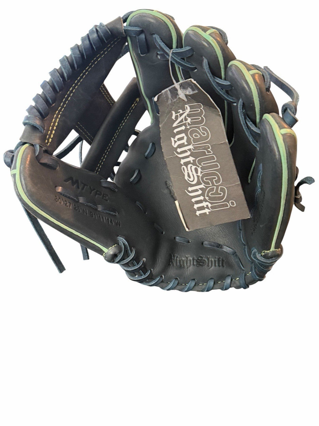 Marucci Nightshift Glove – Dark Navy / Neon Green – NEW w/ Tags