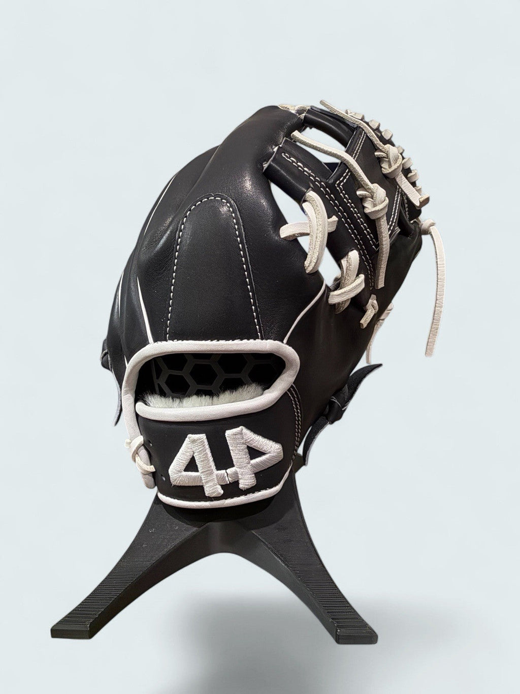 44 Pro Custom 11.5” I-Web Baseball Glove RHT Black White NEW Steerhide