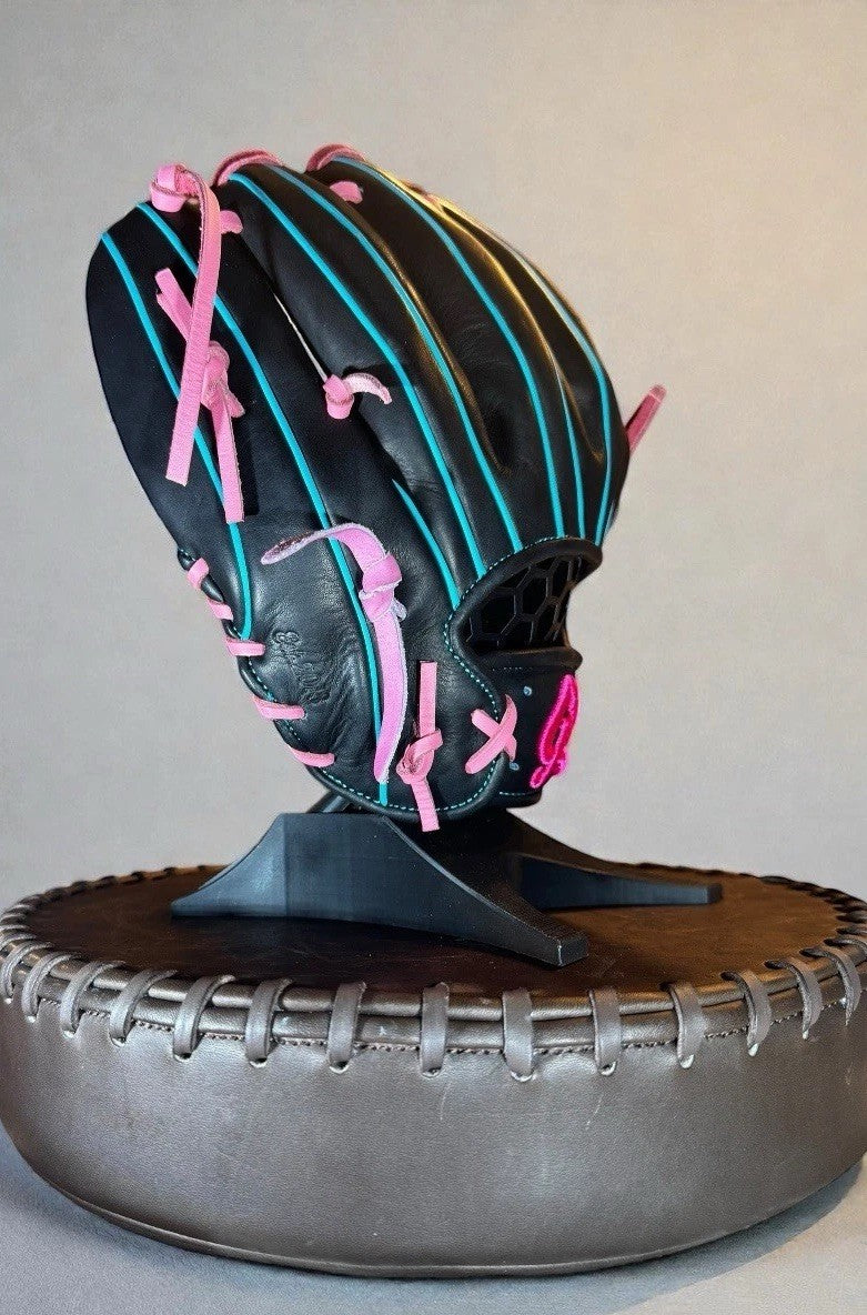 Grace Glove Co 11.75” - Pink/Black  Infield OG (Lace Cross) Web Glove. Brand New