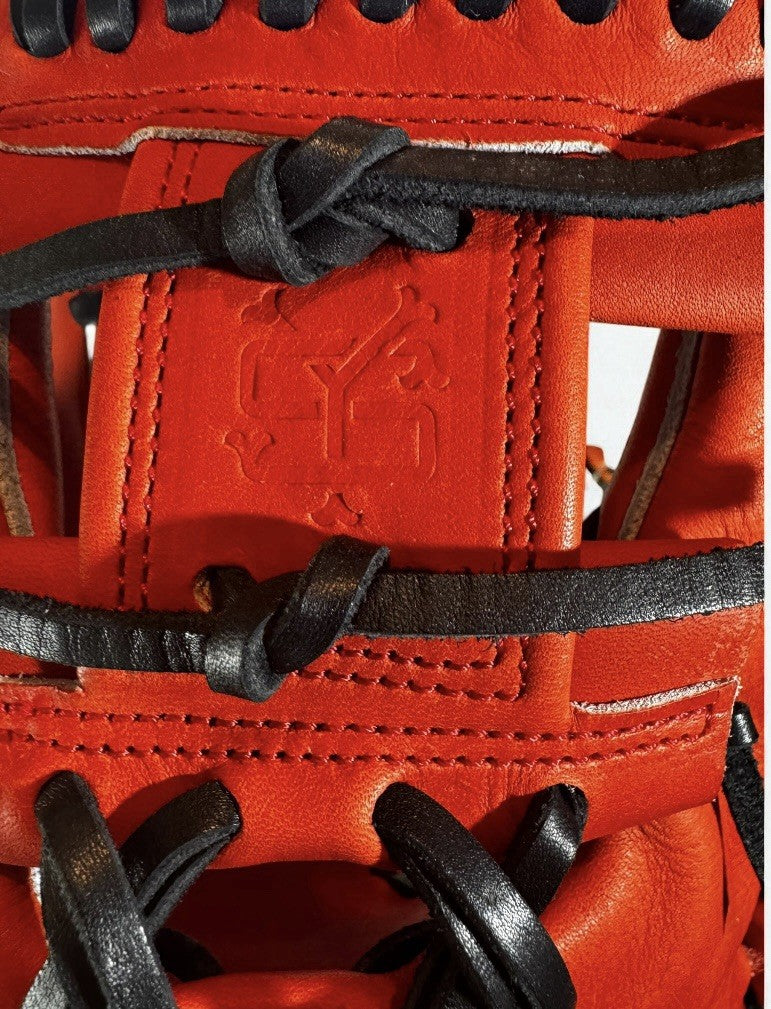 Yardley Sports 11.50” RHT Horween Baseball Glove - Orange INF Glove - Brand New