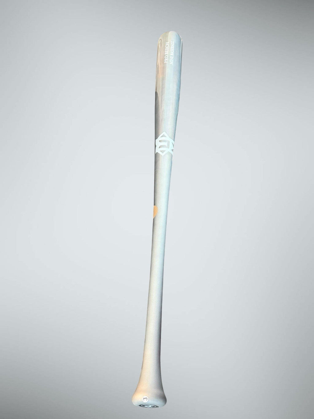 Mine Baseball Pro Beech Special Edition Wood Bat34" 31oz Pearl Gray Balanced