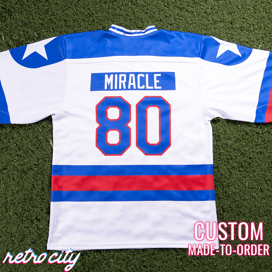 Miracle On Ice USA Custom Hockey Jersey