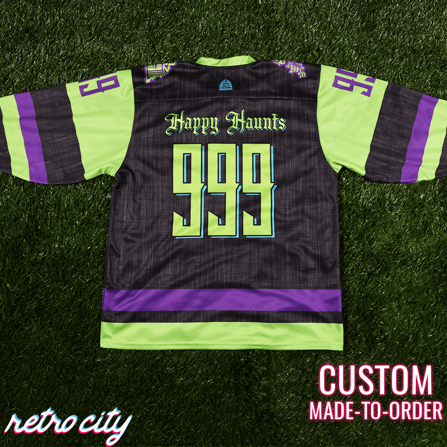 Haunted Mansion Ride 'Hitchhikers' Lace-Up Hockey Jersey (J4)