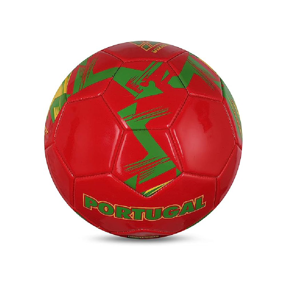 Mini National Team Soccer Balls-Portugal Red