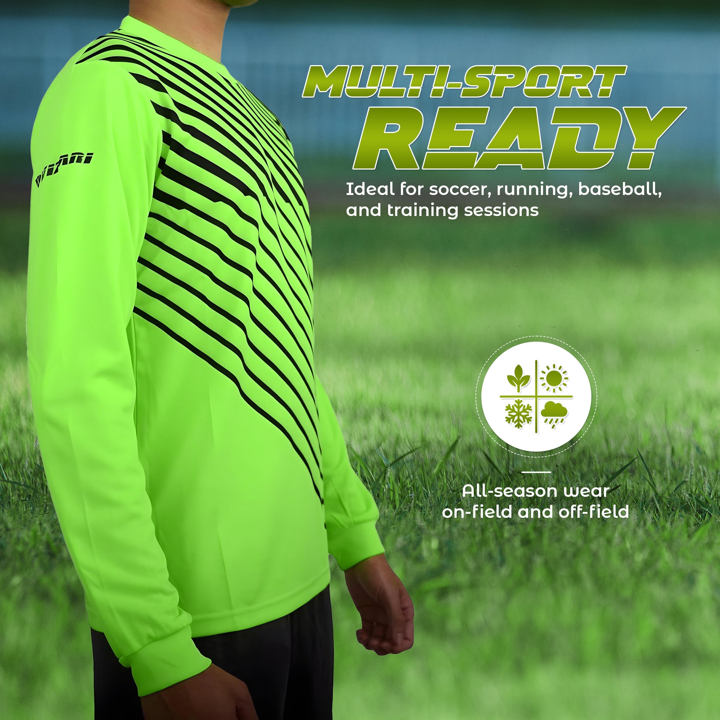 Arroyo Goalkeeping Jersey - Green/Black