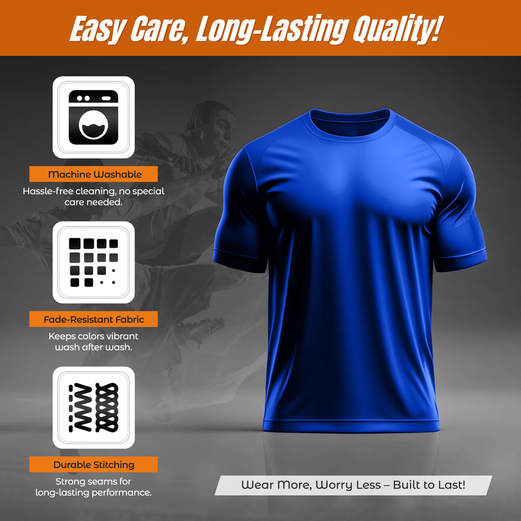 Vizari Performance T-Shirt for Men - Royal Blue