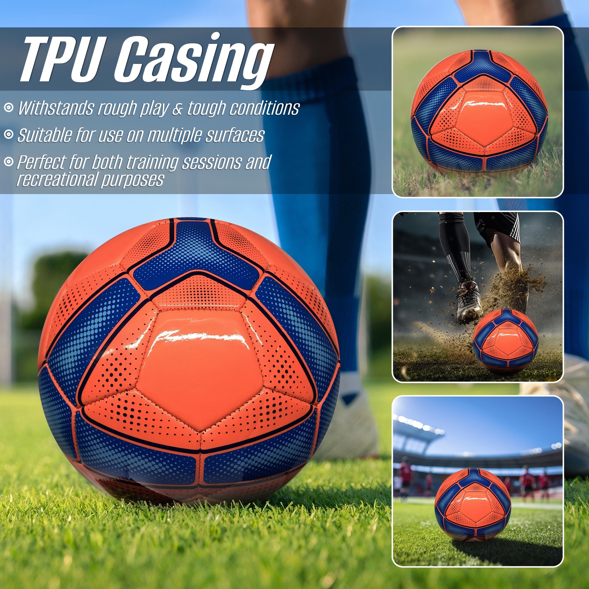 Vizari Sports Cordoba USA Soccer Balls – Orange