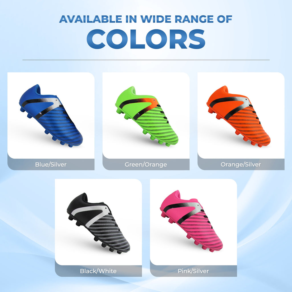 Impact Firm Ground Soccer Shoes -Blue/Silver