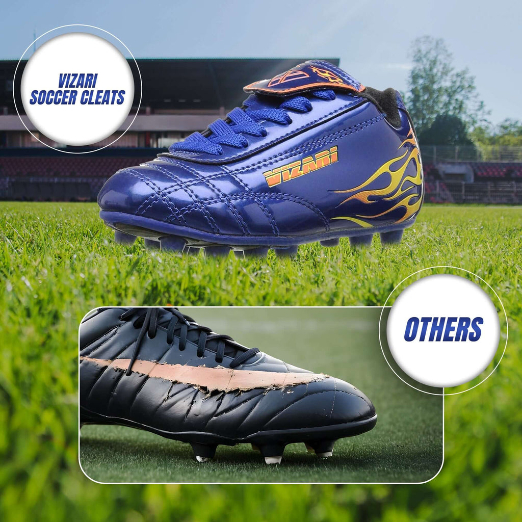 Vizari Youth Firm Ground Soccer Cleats – Blaze Blue/Orange