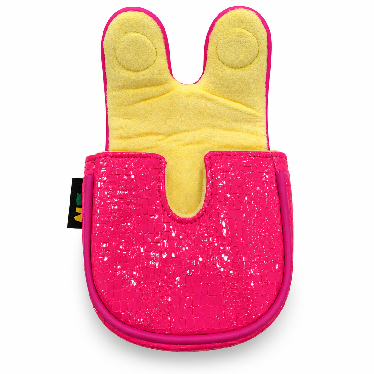 Pink & Yellow Stripe DF3 Center-Shaft Mallet Putter Cover