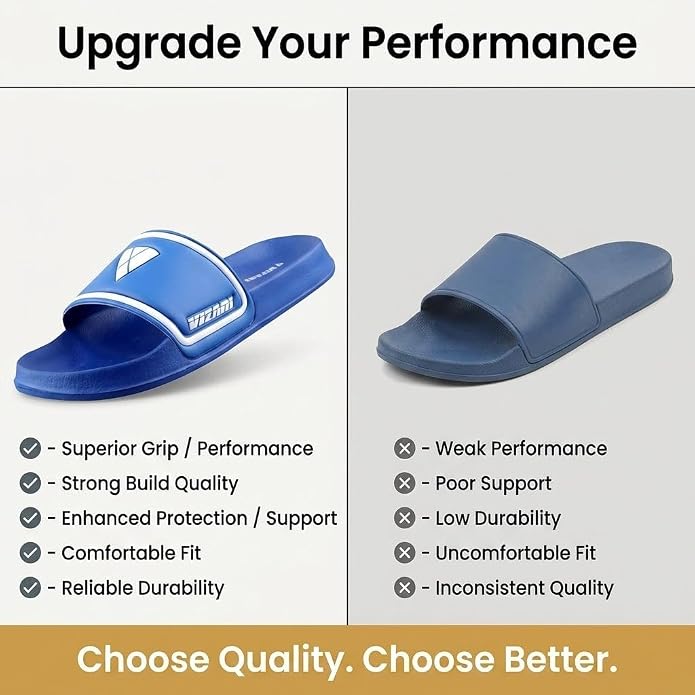 Vizari Youth Soccer Slide Sandals – Blue