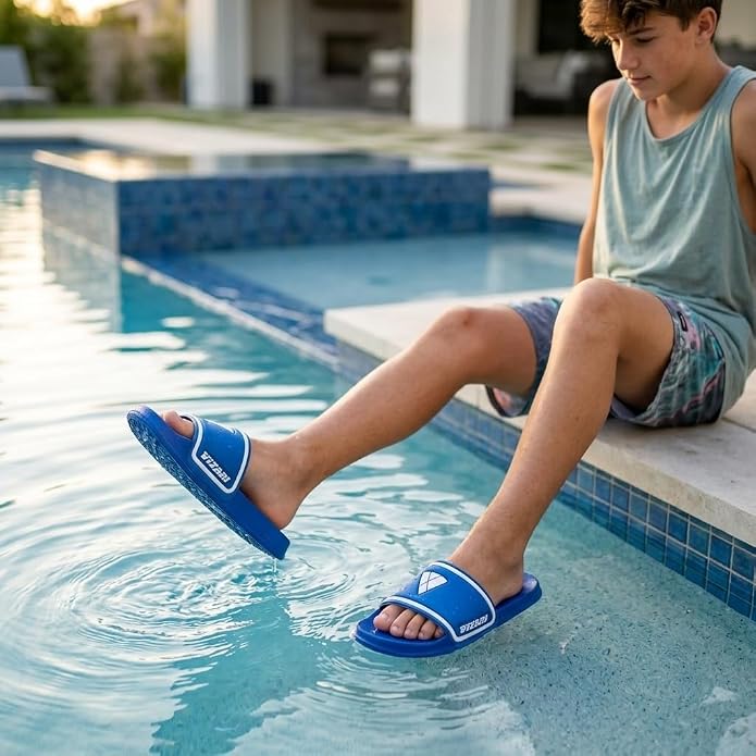 Vizari Youth Soccer Slide Sandals – Blue