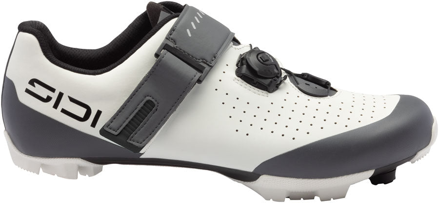 SIDI Physis Mountain Clipless Shoes - Men's Ice White/Anthracite 41.5