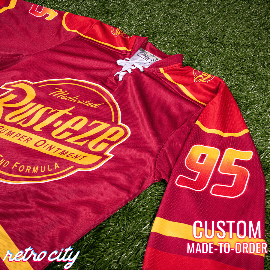 Rust-eze Radiator Springs Lace-up Hockey Jersey
