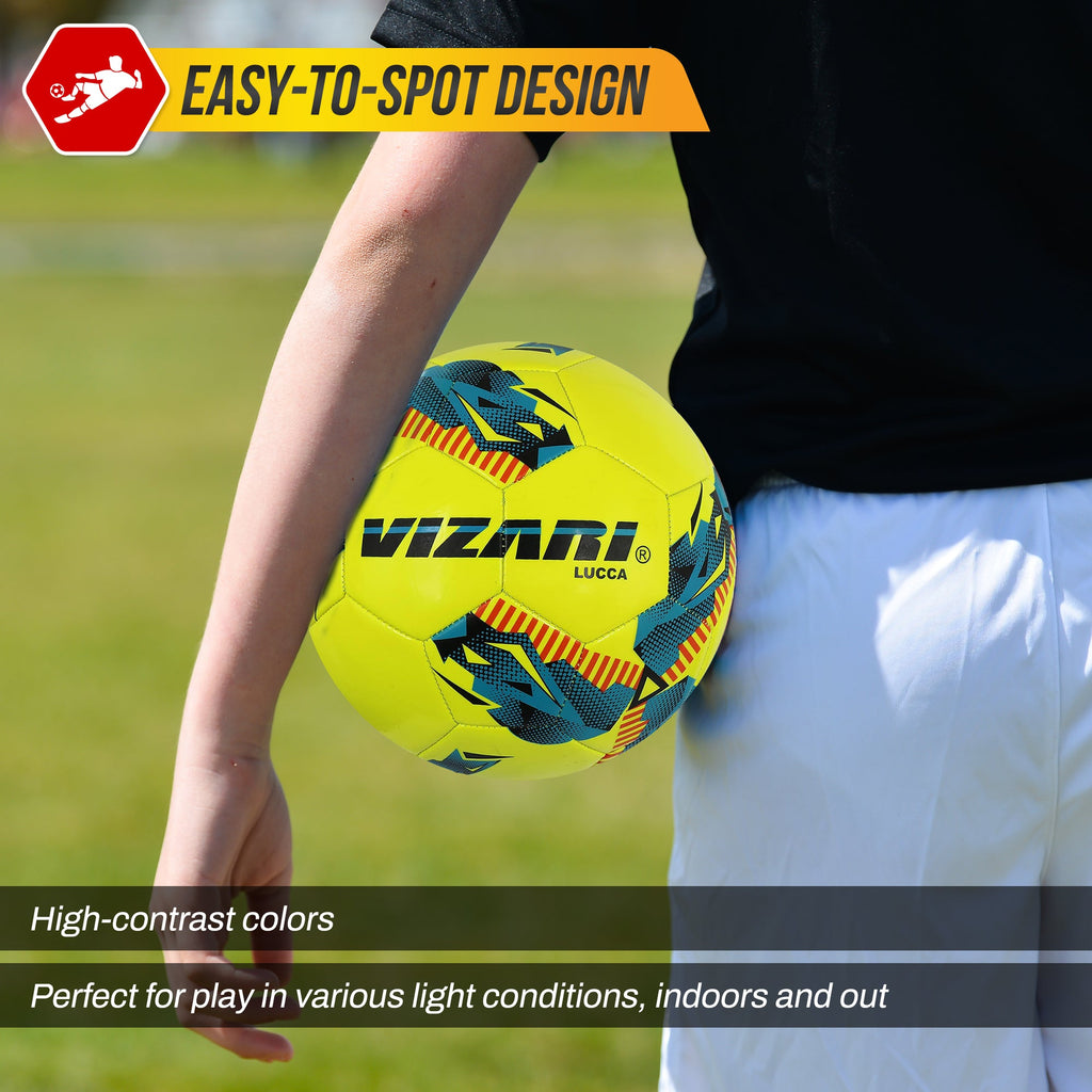 Lucca Soccer Ball-Yellow