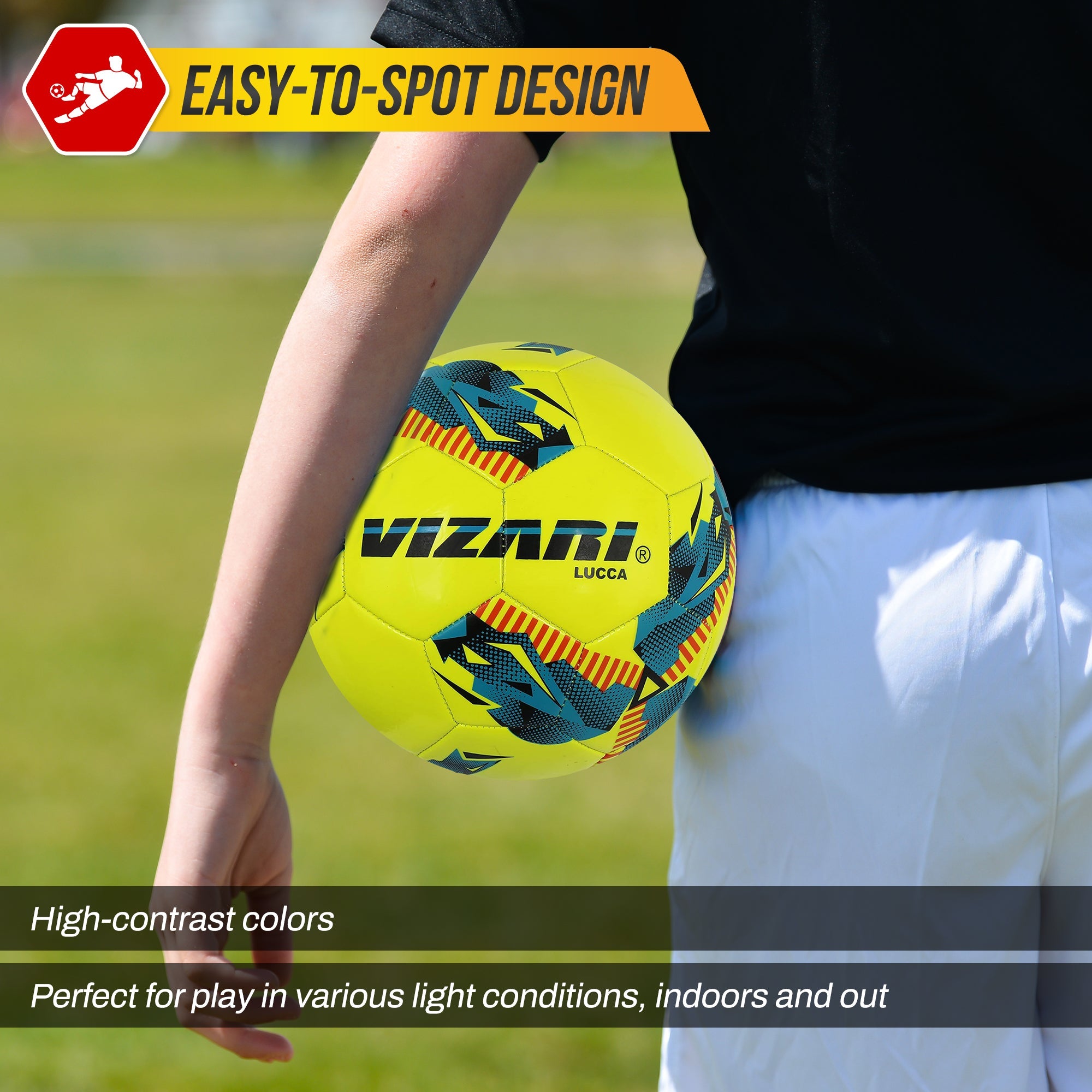 Lucca Soccer Ball-Yellow
