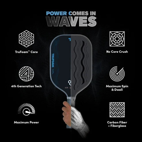 CRBN1 TruFoam WAVES - Pickleball Paddle