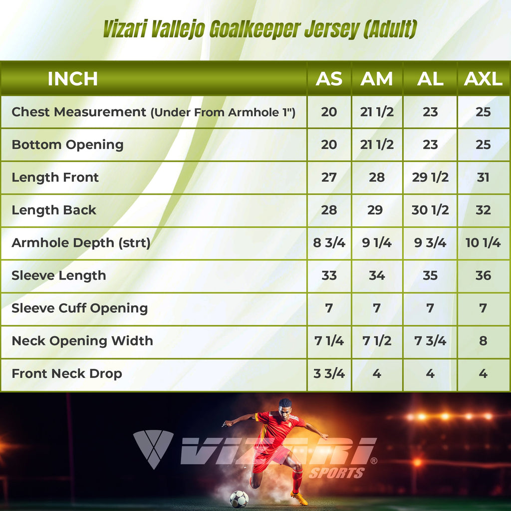 Vallejo Goalkeeper Jersey-Yellow/Black