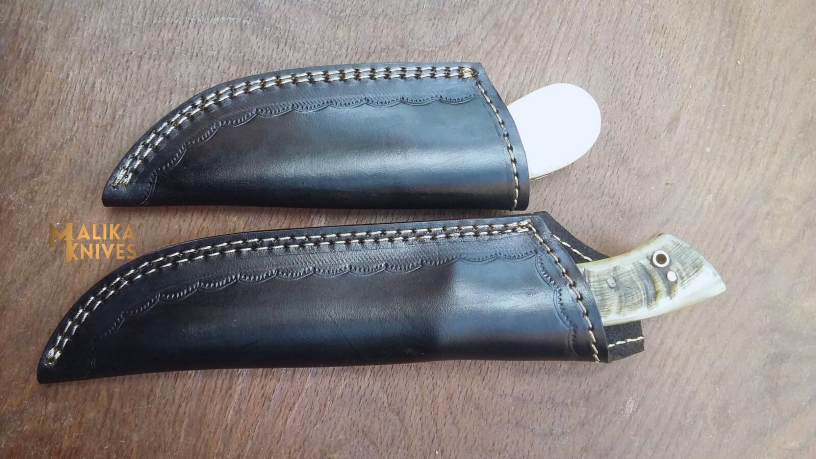 Handmade Hunting Knives Set | Camel Bone