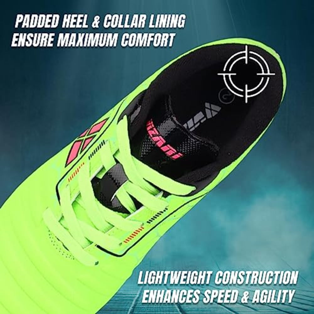 Catalina JR. Firm Ground Soccer Shoes-Green/Black/Fuschia