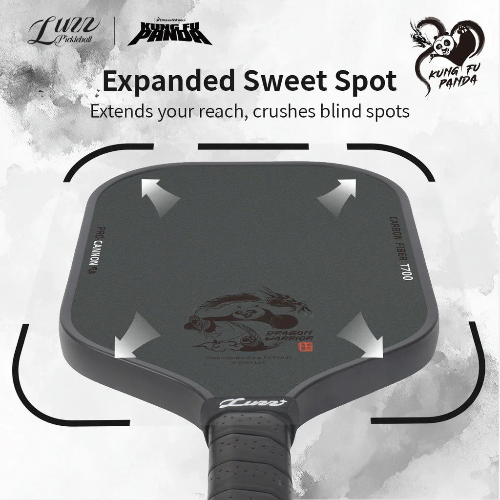 Luzz Kung Fu Panda Cannon Pickleball Paddle & Cover