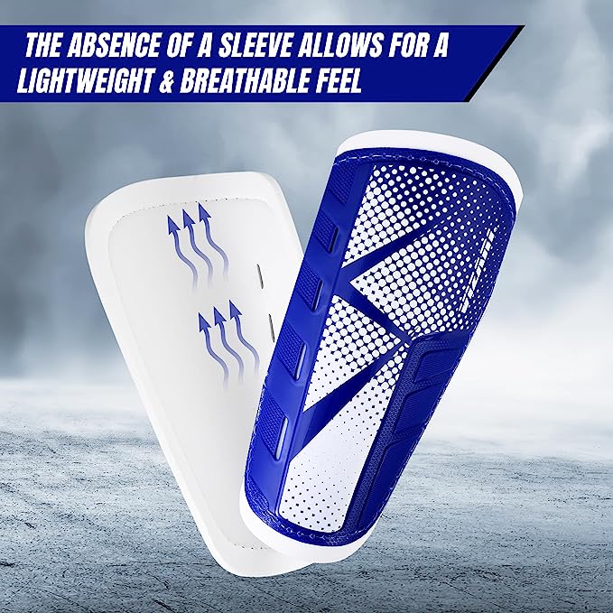 Vector Soccer Shin Guard-Blue