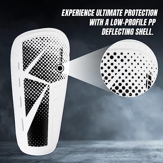 Vector Soccer Shin Guard-White